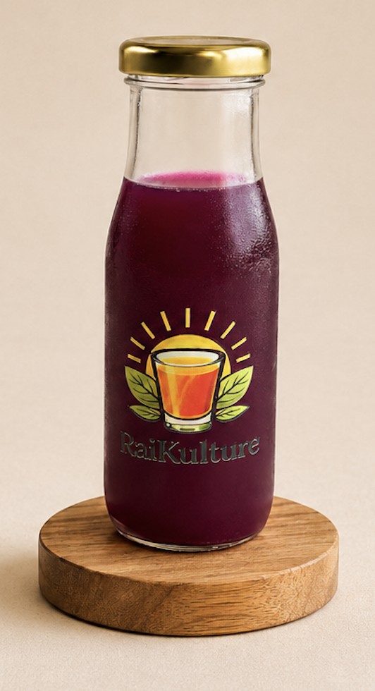 RaiKulture fermented probiotic beverage bottle